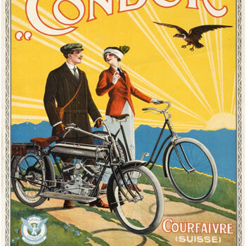 Condor-Courfaivre (Suisse), Gaston Beynon, Porrentruy, rue de la Poste 11, 1910 (Photo: J. Bélat).
