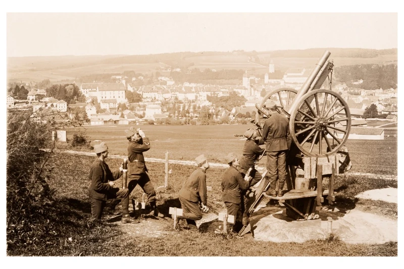 Porrentruy – La Perche, vers 1915. Carte postale noir-blanc. Coll. MHDP, Fonds Gustave Amweg